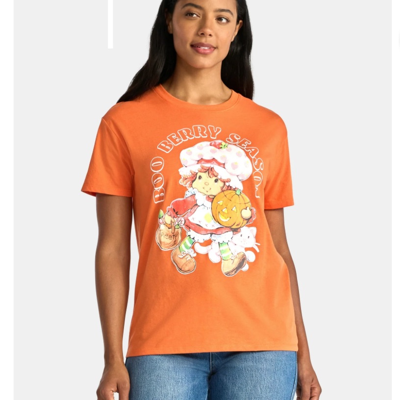 Strawberry Shortcake Women's Halloween Graphic Tee Xs